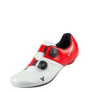 NEW VITTORIA unisex veloce performance road shoes in white / red